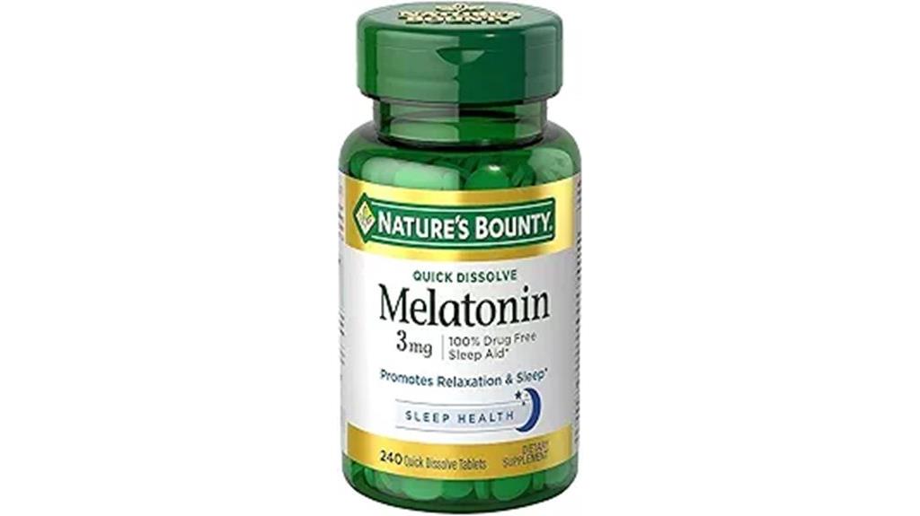 melatonin supplement effectiveness evaluated